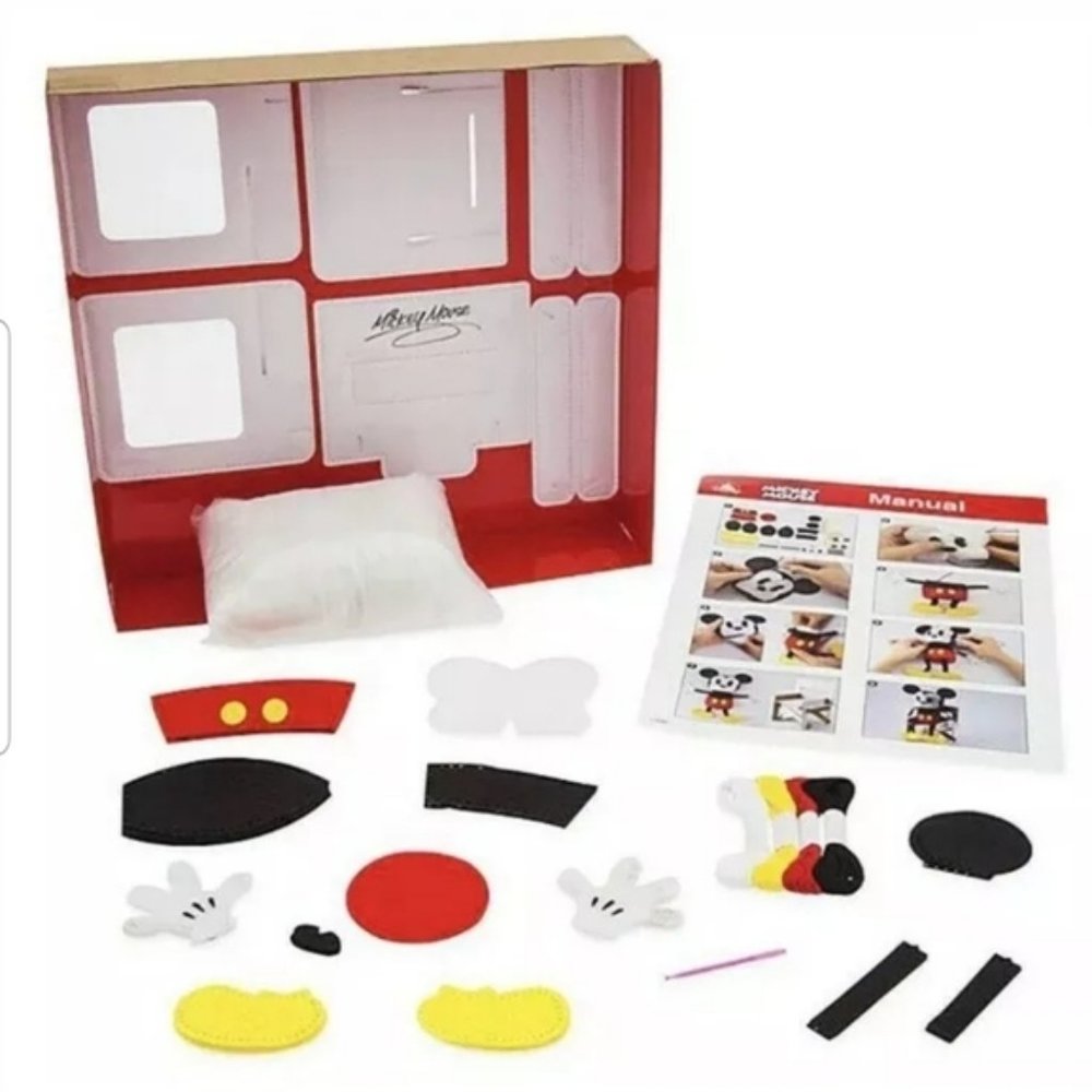 NEW Disney DIY Mickey Mouse 7” Plush Kit - Picture 5 of 5